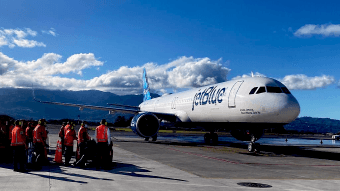 JetBlue inaugura vuelos desde Los Ángeles hacia Costa Rica