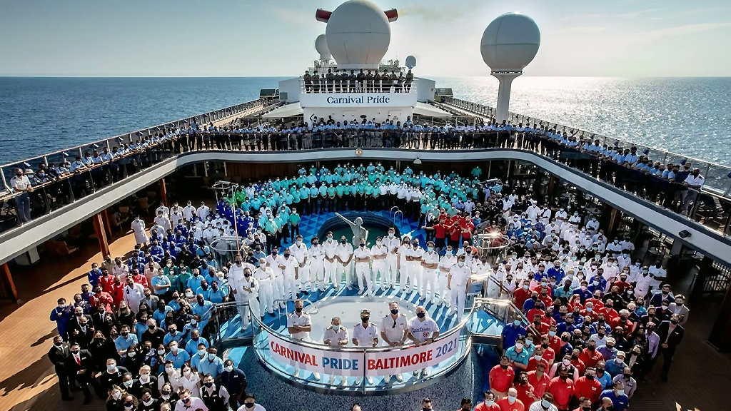 Carnival Pride zarpa en el primer crucero desde el puerto de Baltimore a las Bahamas