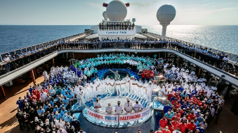 Carnival Pride zarpa en el primer crucero desde el puerto de Baltimore a las Bahamas