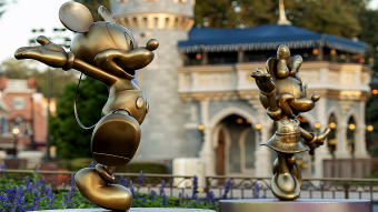Disney presenta las primeras esculturas en conmemoración por su 50 aniversario
