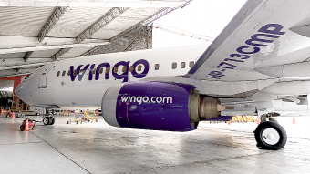 Wingo continúa su plan de expansión con la llegada  de nuevo avión para su flota