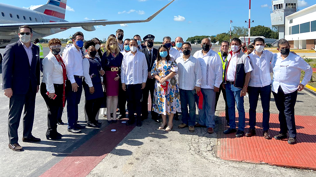 American Airlines inaugura nueva ruta de Chetumal a Miami