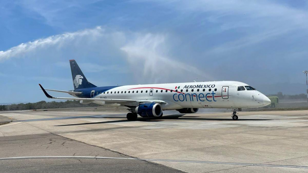 Aeroméxico relizó vuelo inaugural a Puerto Vallarta desde el Aeropuerto Internacional Felipe Ángeles