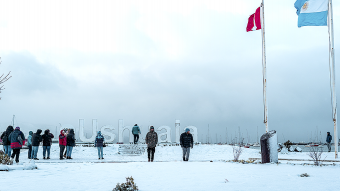 Llegó la primera gran nevada del 2022 a Ushuaia