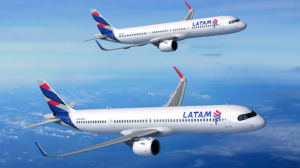 LATAM Airlines refuerza su flota con aviones Airbus