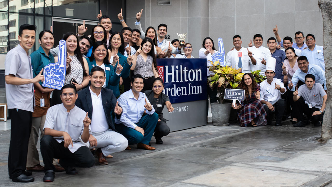 Hilton fue nombrada la mejor empresa para trabajar en Perú por Great